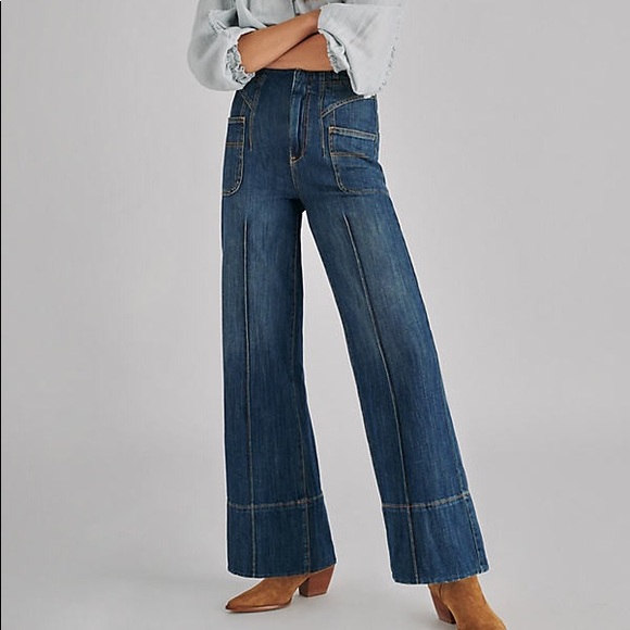 Pilcro and the Letterpress Denim - Pilcro High Waisted Trouser Jean